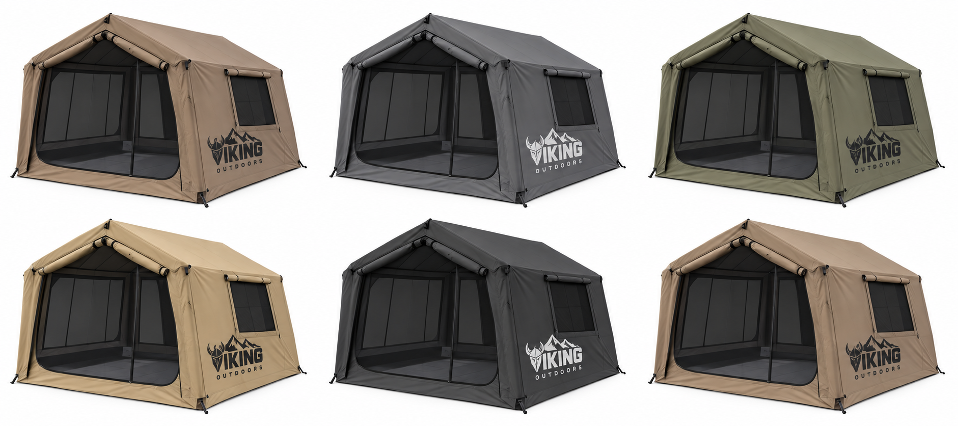 Valhalla 86 Cabin TC Tech Cotton inflatable camping tent