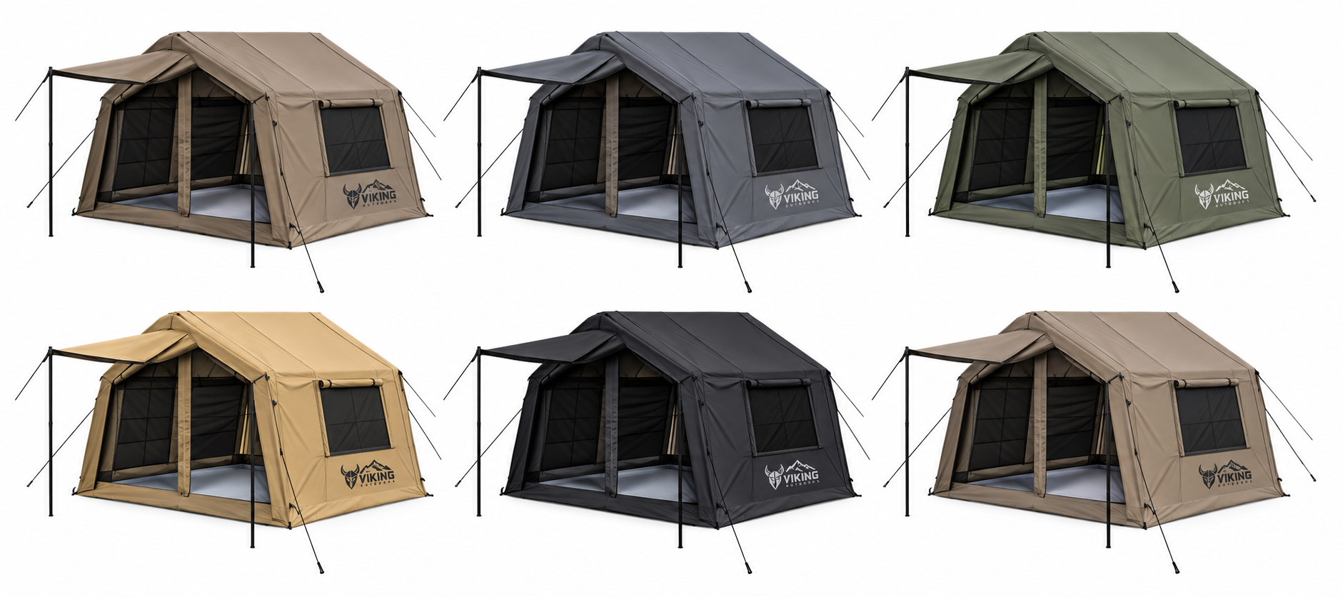 Valhalla 86 Trail TC Tech Cotton inflatable camping tent